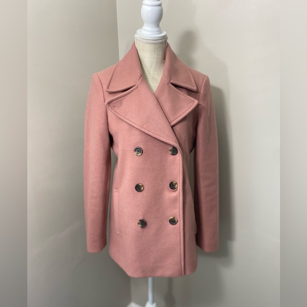 Wool blend peacoat